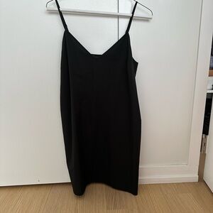 CLUB MONACO BLACK SLIP DRESS